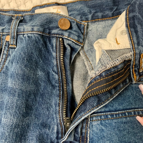 Deconstructed Denim Jeans Skirt By Jasper Jing - Picture 10 of 12